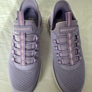 Skechers Lavender Slip-On Shoes
